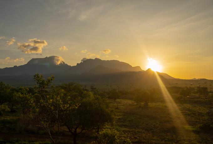 mount Kadam Sunrise